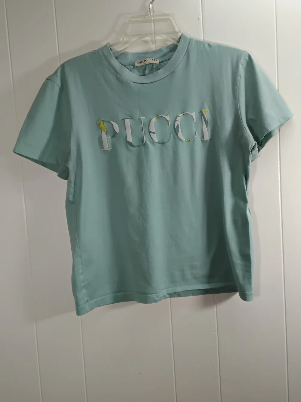 Emilio Pucci Mint Green Crewneck Top - Picture 2 of 5